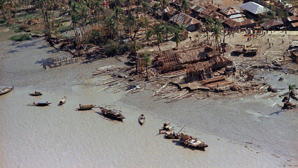 1970 Cyclone damage