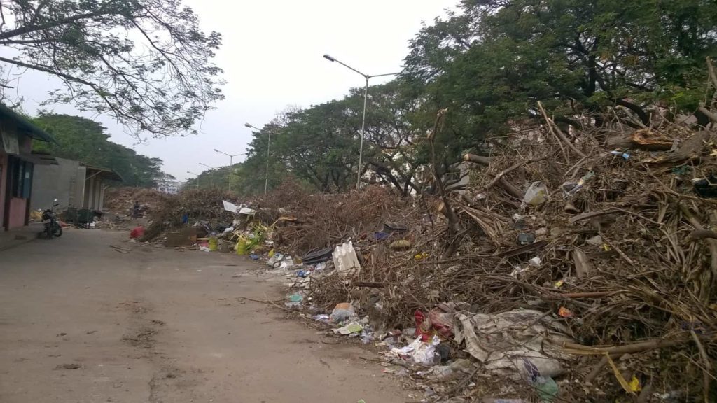 Cyclone Vardah damage